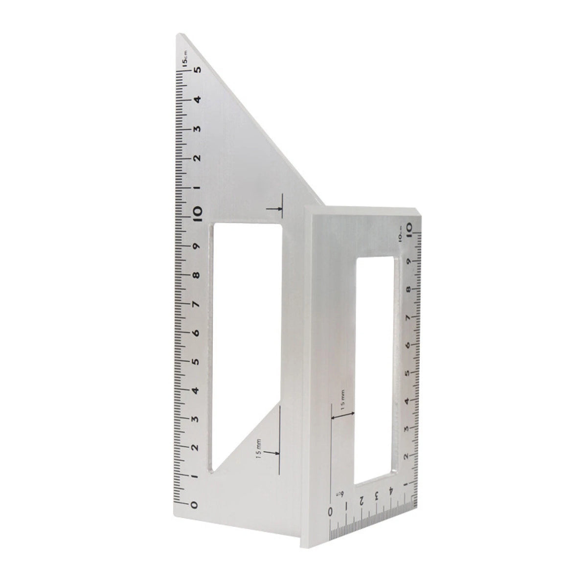 Square Ruler for Woodworking Tool (45° 90°)