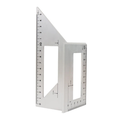 Square Ruler for Woodworking Tool (45° 90°)
