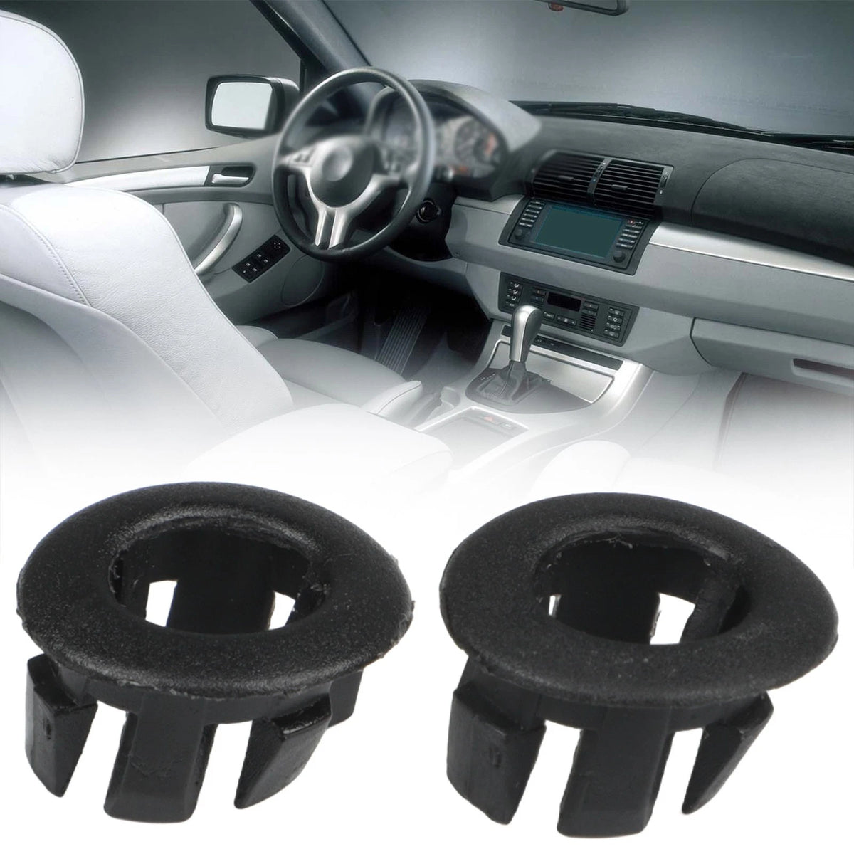 2 Door Lock Rod Grommet Set for BMW X5 E53 (2000–2006) 51418408567