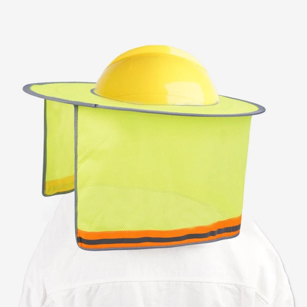 Breathable Sunshade for Safety Helmet (Summer Protection)