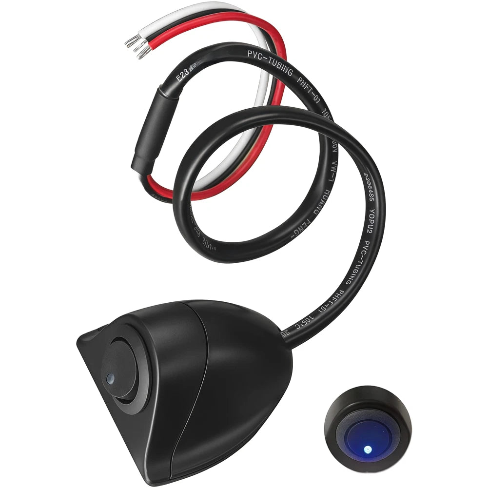 12V Push Button Switch with LED Light for Automotive (IP44 Rated)