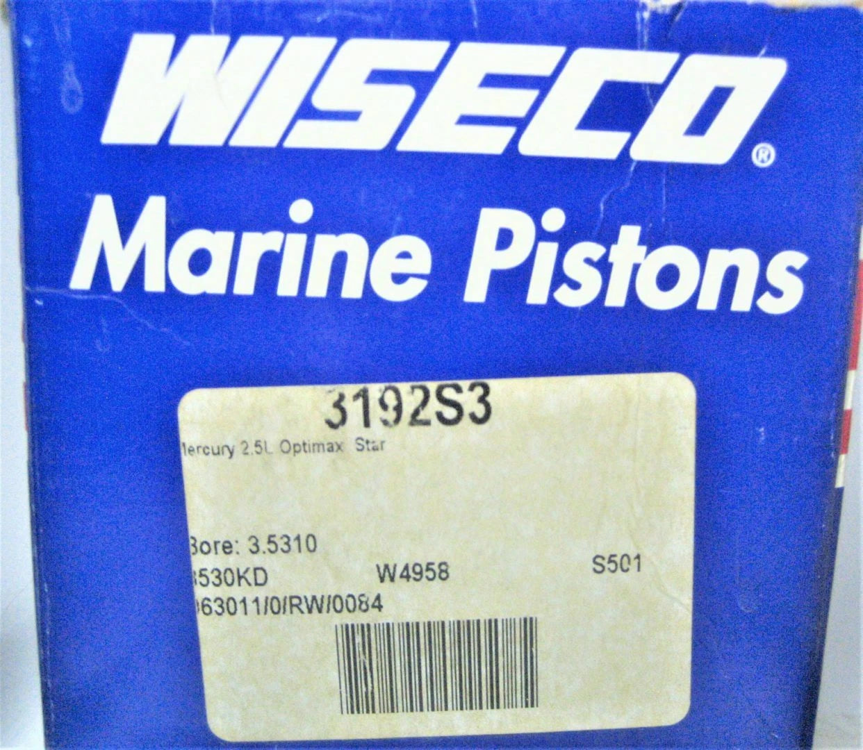 Wiseco 3192S3 Piston for Mercury Mariner Optimax (Outboard Engine)
