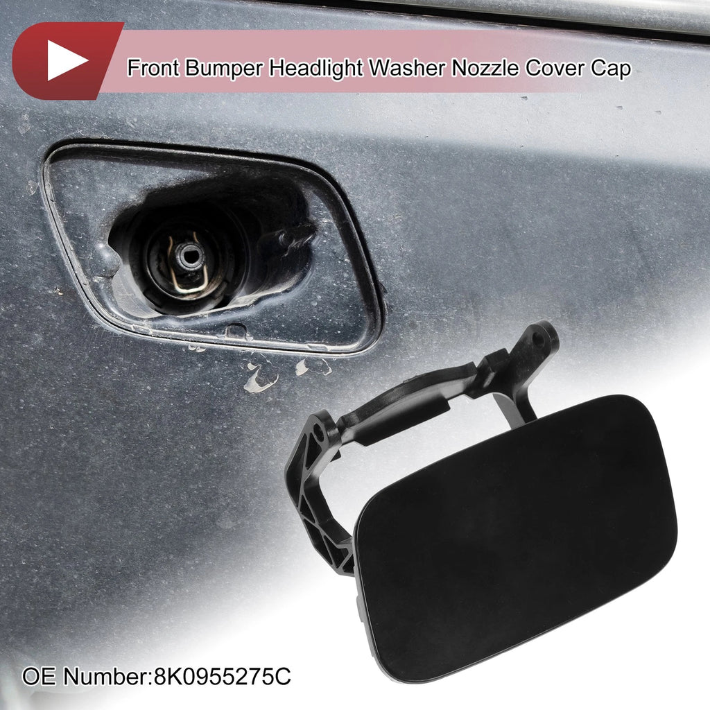 Front Left Washer Nozzle Cover Cap for Audi A4 S4 (2013–2015) Unpainted