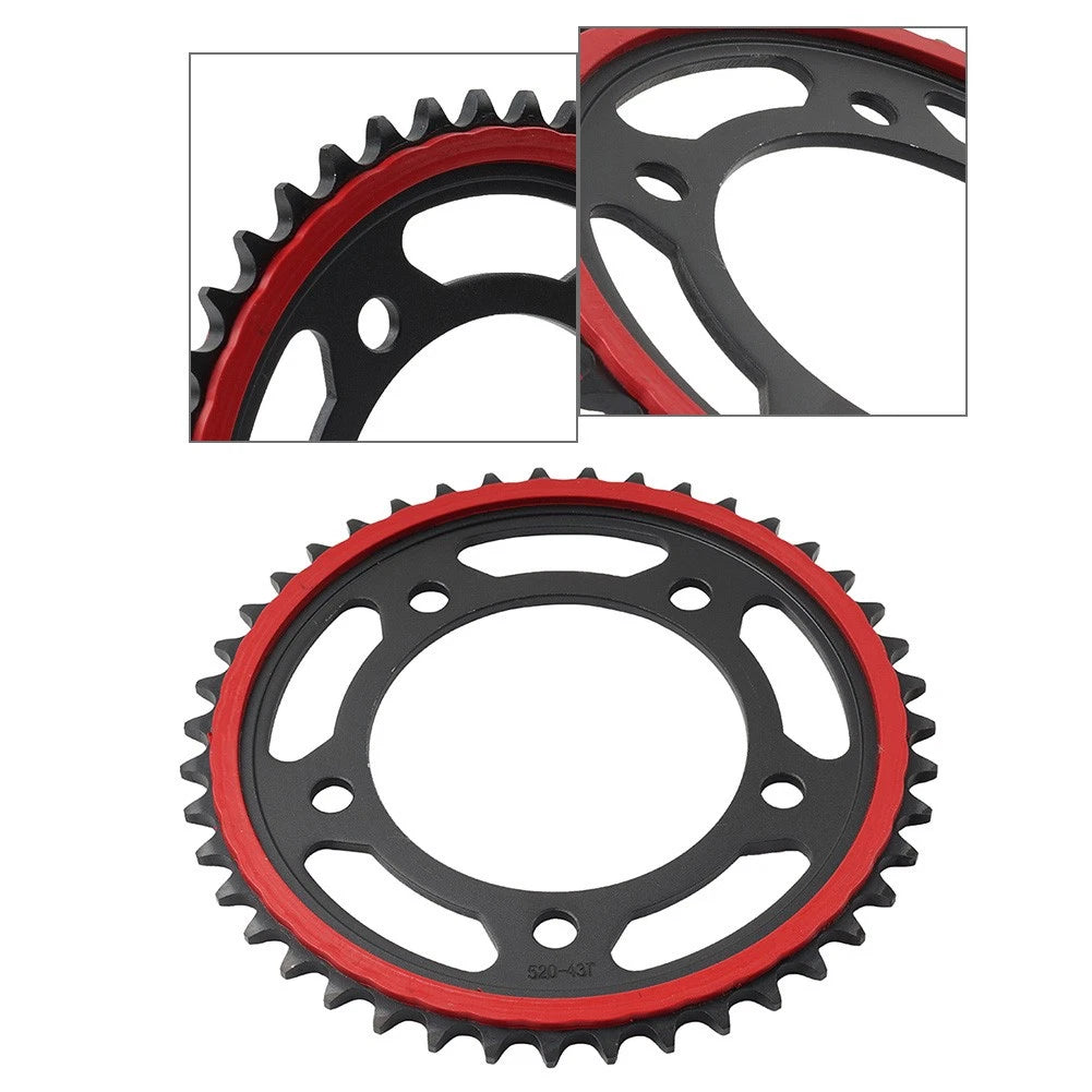 43T Rear Sprocket for Honda CB400X CB400F (2013–2023)