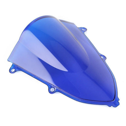 Double Bubble Windshield Protector for Honda CBR250RR (2017–2022) Blue
