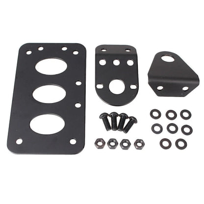 22mm 3/4" Axle Side Mount Rear License Plate Bracket for Harley