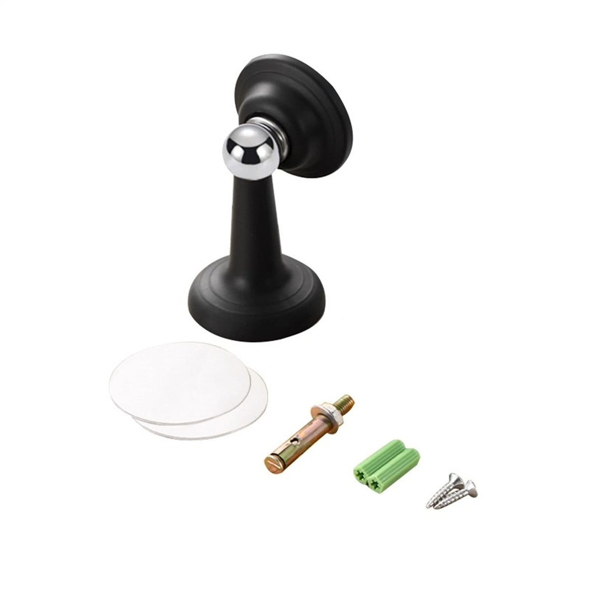 Set of 4 ABS Silicone Magnetic Door Stopper Kit for Universal Use