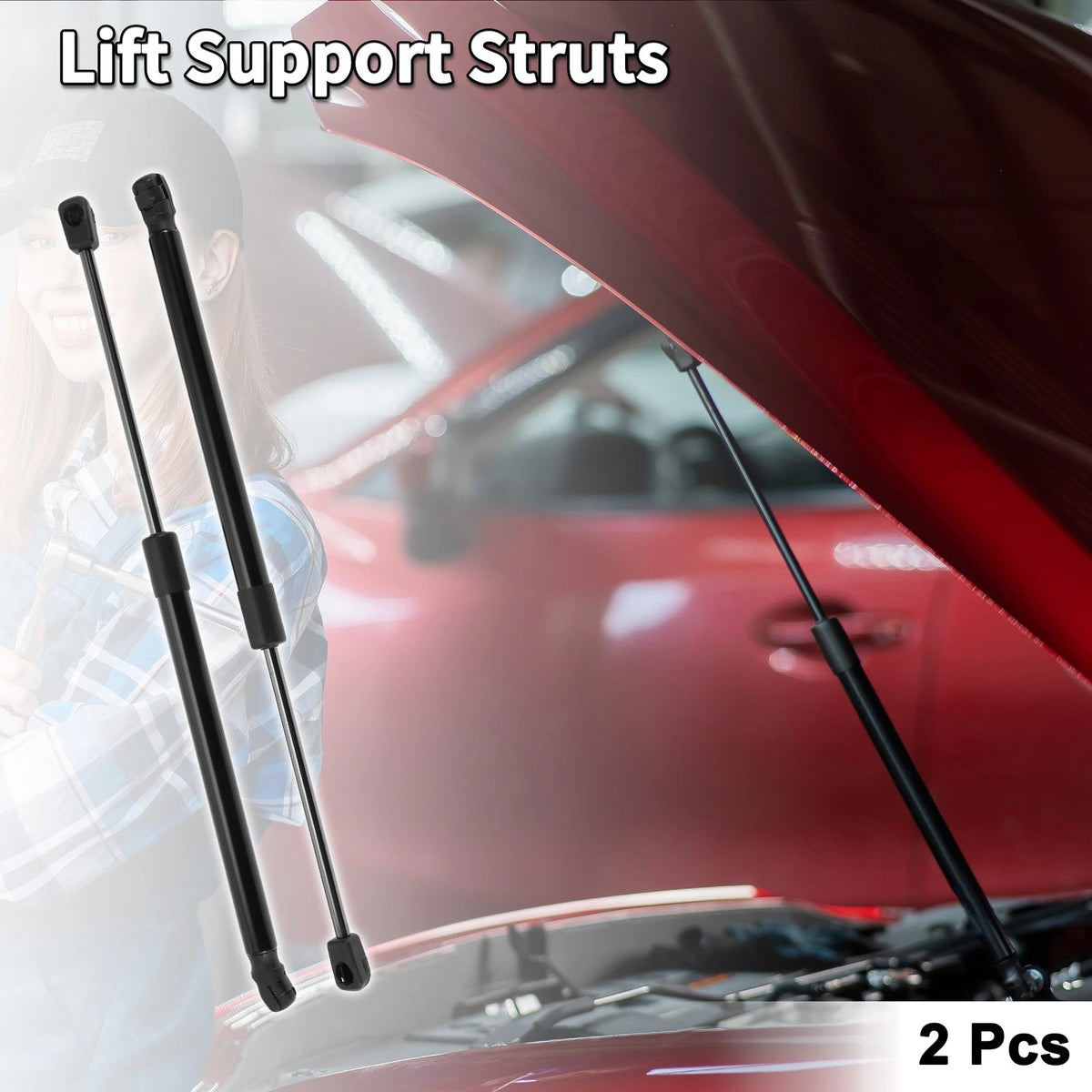 Front Hood Lift Supports Struts for Toyota FJ Cruiser (2007–2010)
