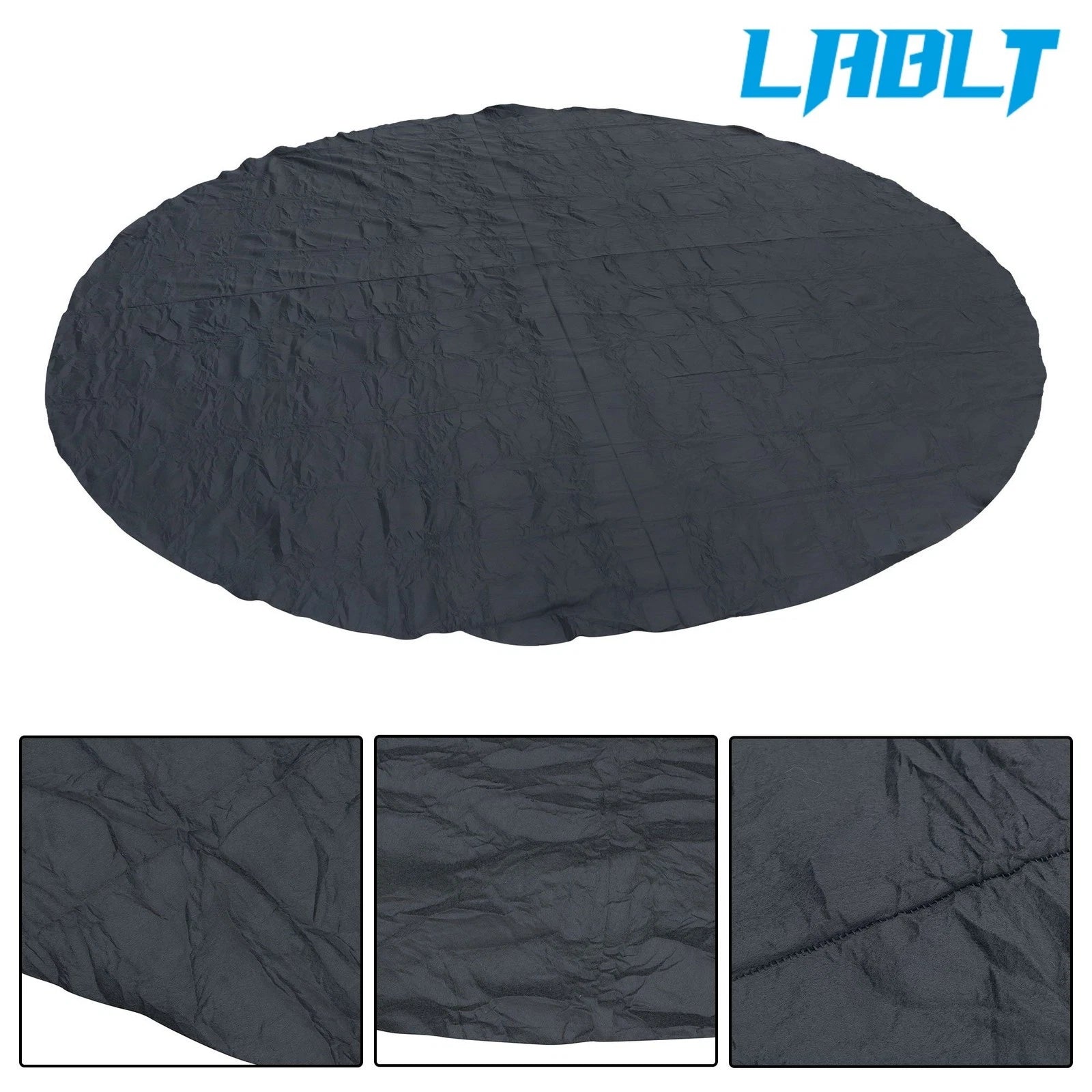 12FT Round Pool Liner Pad for Above Ground Pools (LABLT) - Black