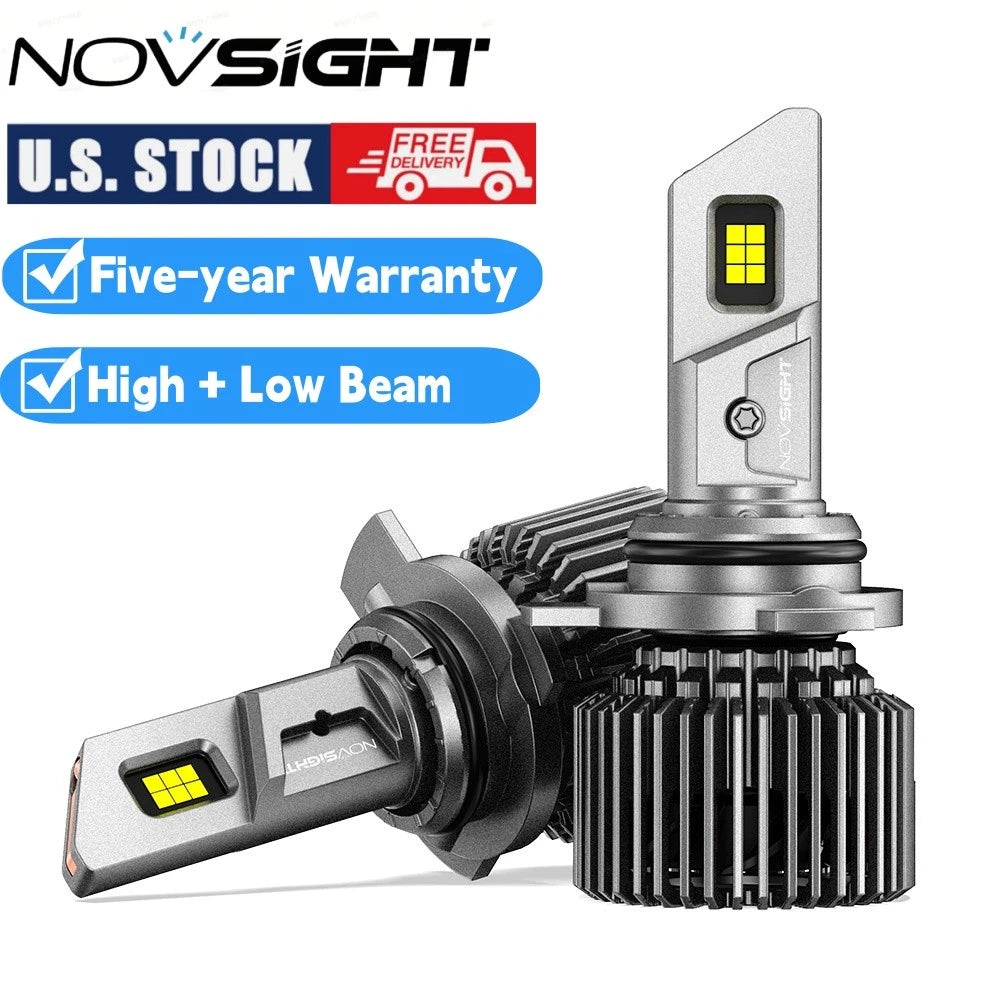 2X 9012 HIR2 LED Headlight Kit for High/Low Beam (80000LM)