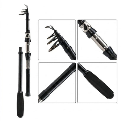 Telescopic Fishing Rod for Long Distance Saltwater Use (1.8-2.7m)