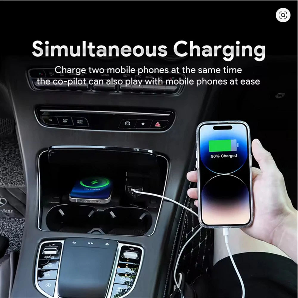 Wireless Charger Pad for Mercedes Benz GLC (2017–2022)