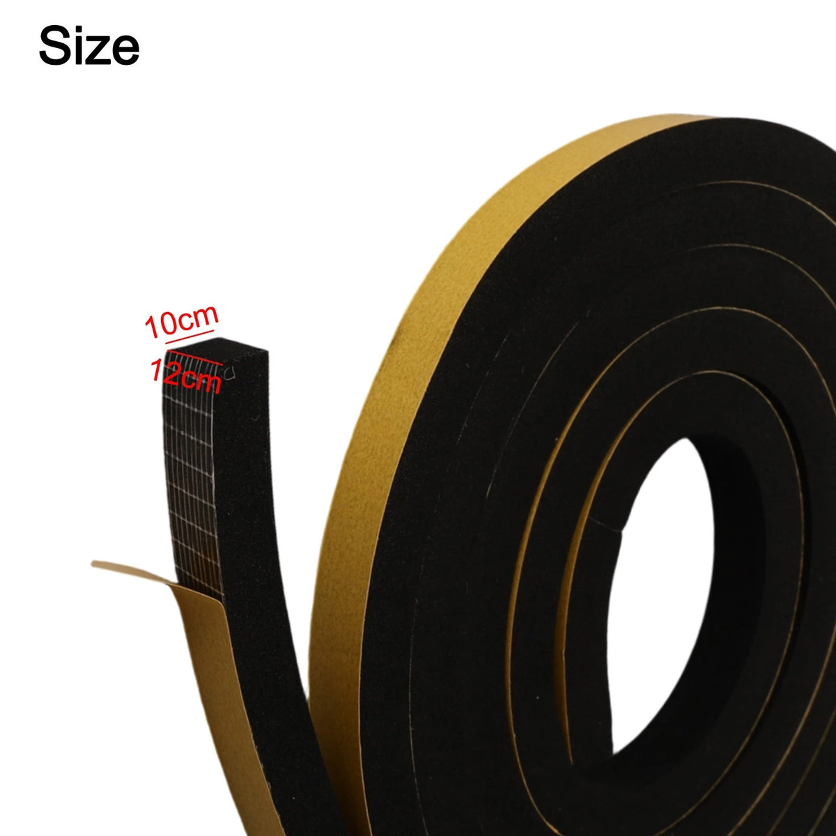 Closed Cell Foam Tape 12mm x 10mm x 4M for Insulation