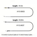 2X Lawn Mower Cable Set for Toro (115 Series)