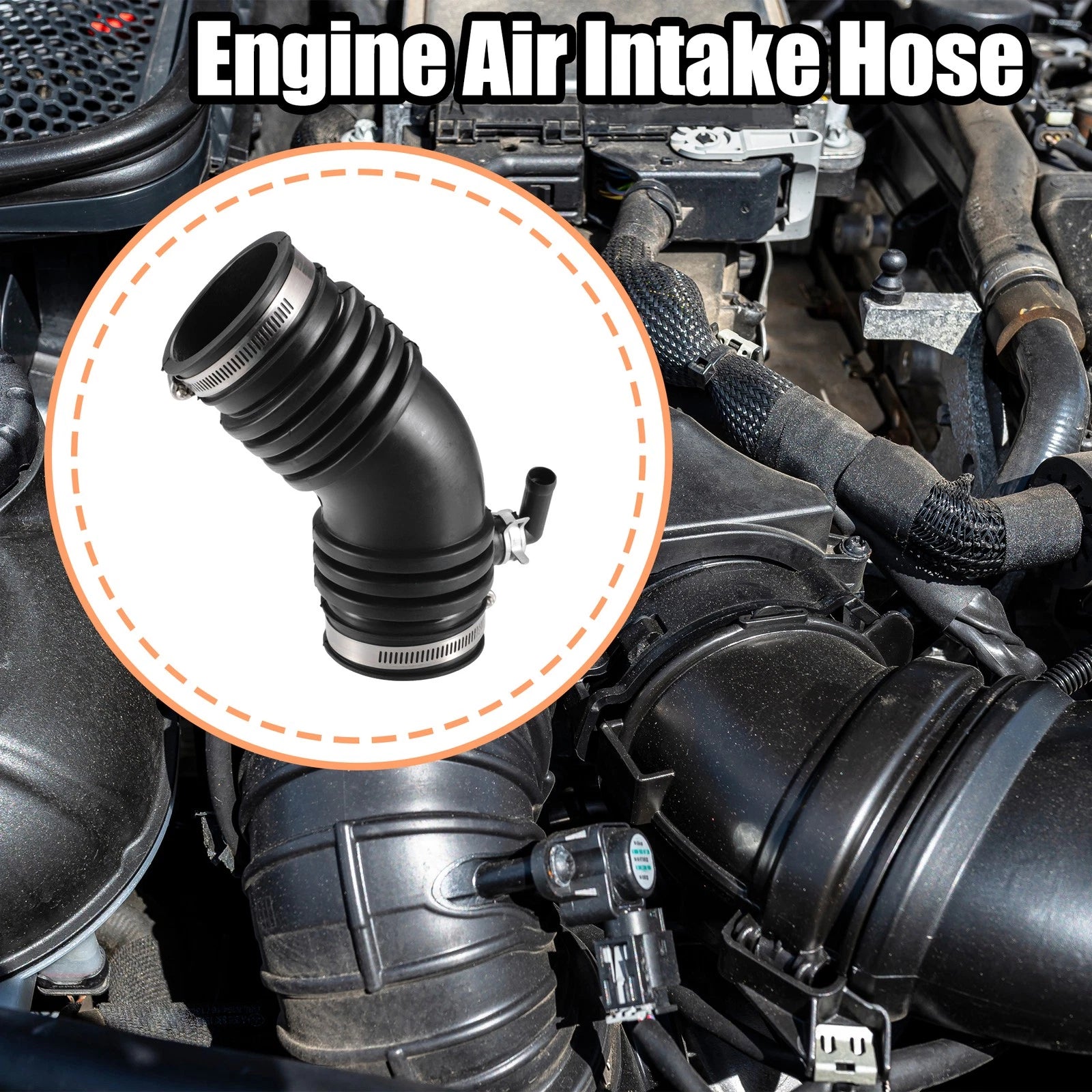 Engine Air Intake Hose Replacement for Toyota Pickup (1992–1995)