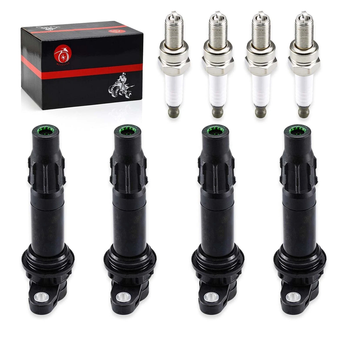 Ignition Coils Set of 4 for Yamaha WaveRunner FX FX1000 HO (2004–2008)