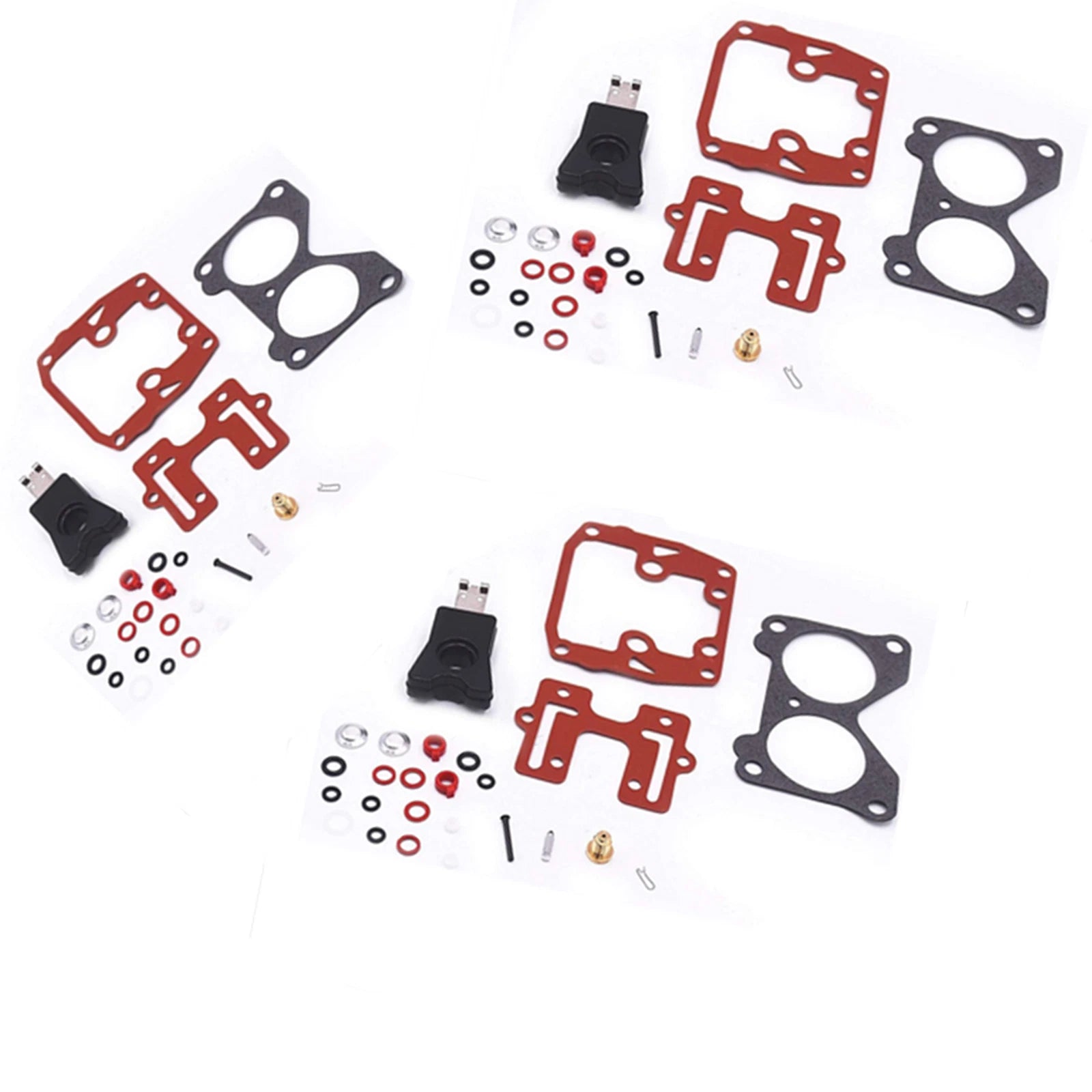 3pc Carb Repair Rebuild Kit for Johnson Evinrude (0439076, 439076, 392550, 18-7046)