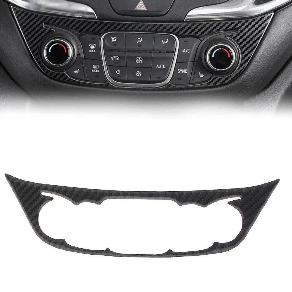 Black Central Console AC Switch Panel Trim for Chevrolet Equinox (2018–2021)