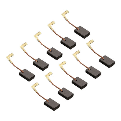 Set of 10 Carbon Brushes CB325 for Various Applications (16 x 11 x 5 mm)