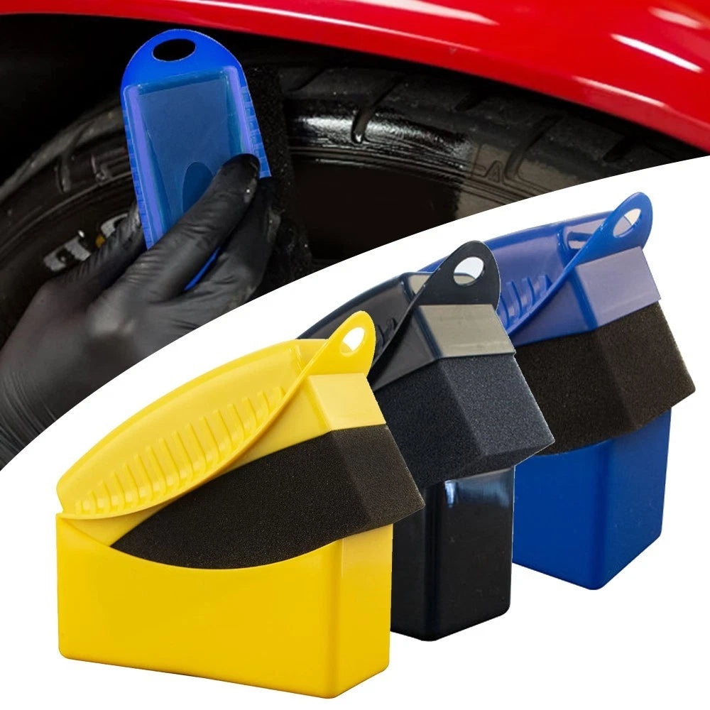 1PCS Sponge Brush​ Brush(With Lid) Car PP Polishing Sponge Washing Wheel
