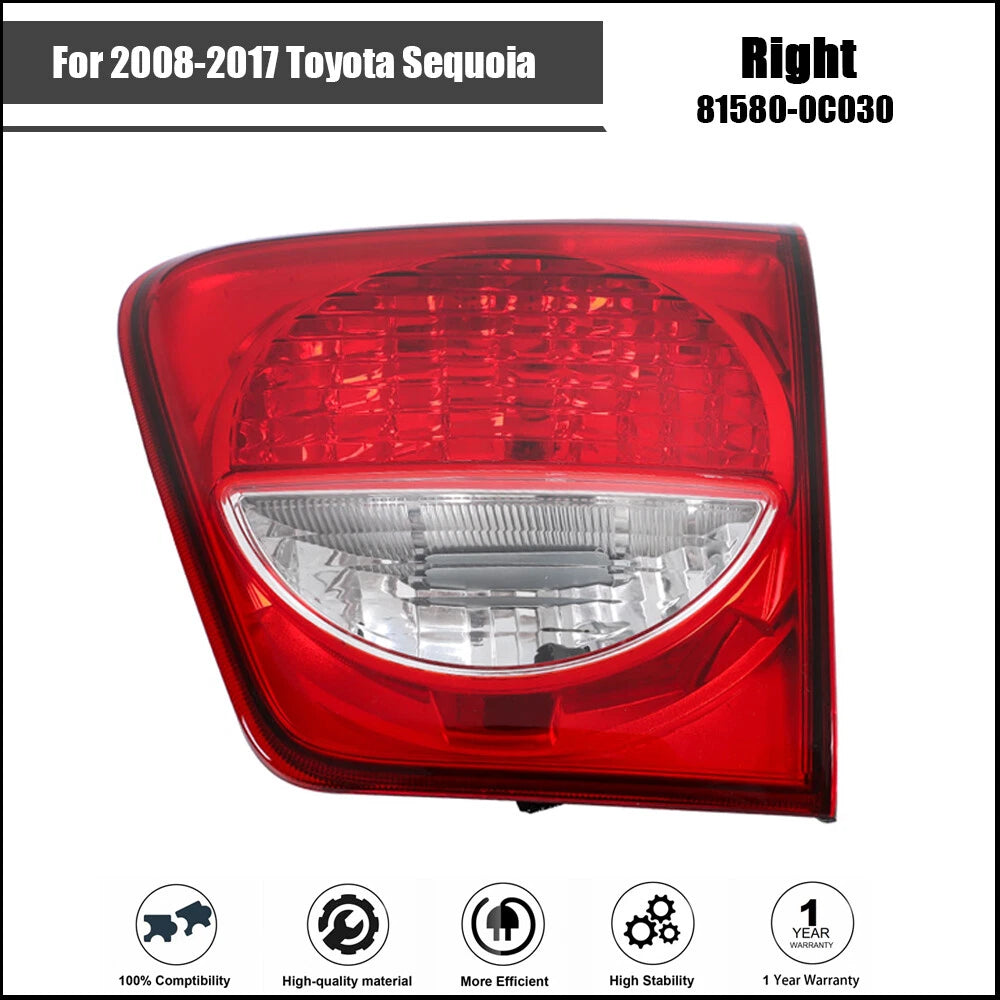 Passenger Right Side Tail Light Brake Lamp for Toyota Sequoia (2008–2017)