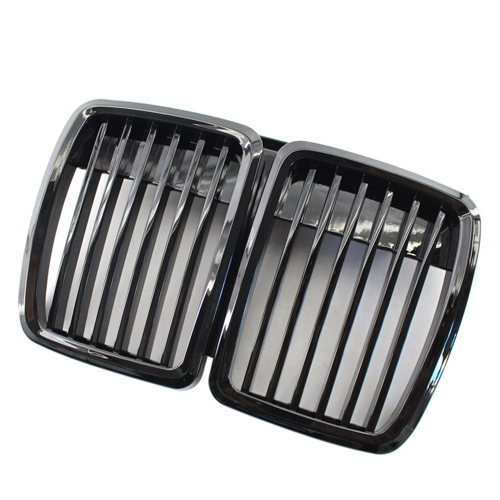 Glossy Black Front Hood Kidney Grille for BMW 3 Series E30 (1982–1994)