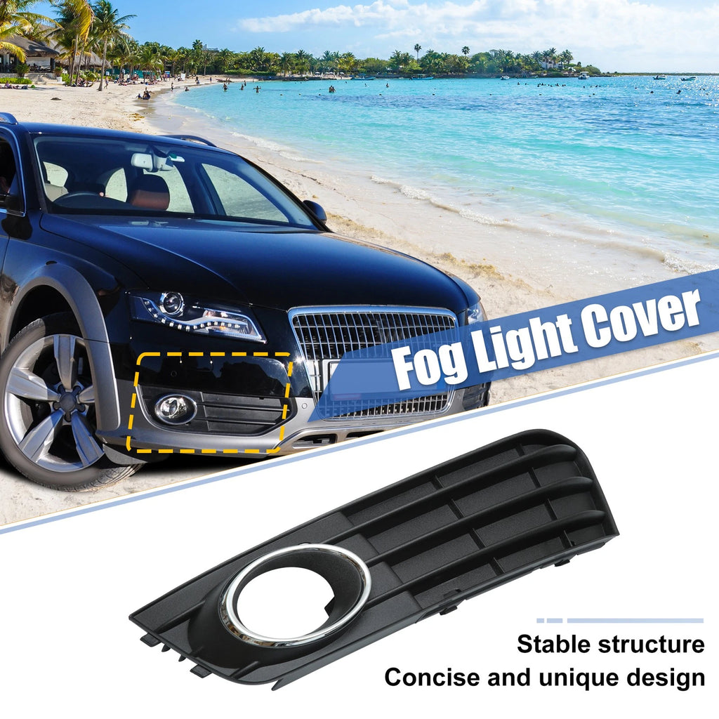 Fog Light Grille Cover Trim Front Left Driver Side for Audi A4 (2008–2015)