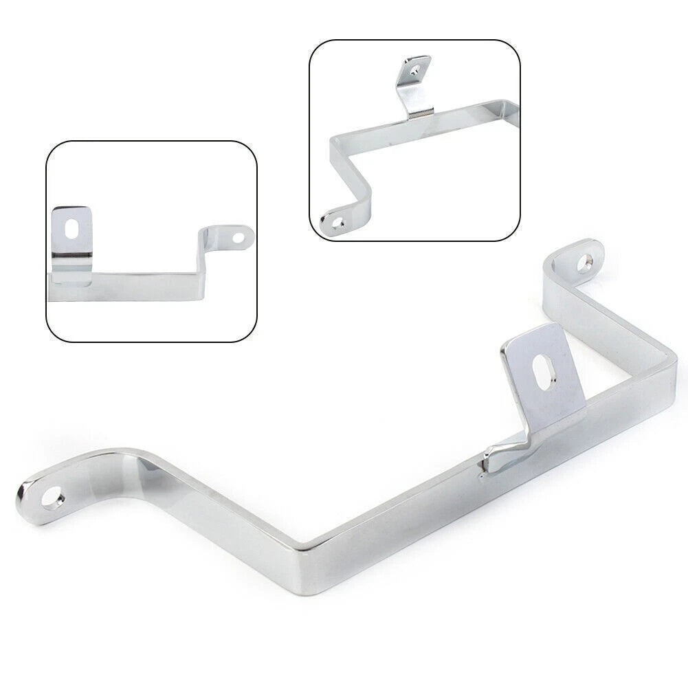 Rear Saddlebag Support Bracket for Harley Touring FLH FLT (1984–2008) Silver