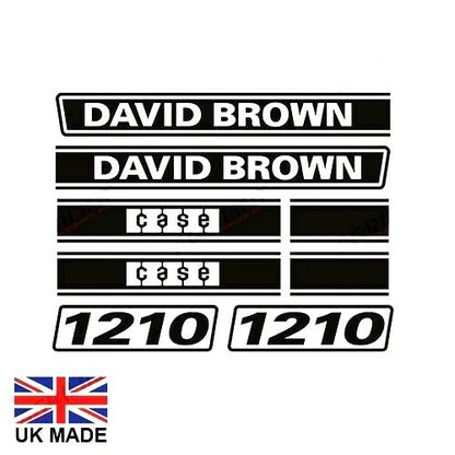 Decal Set for David Brown 1210 Tractors