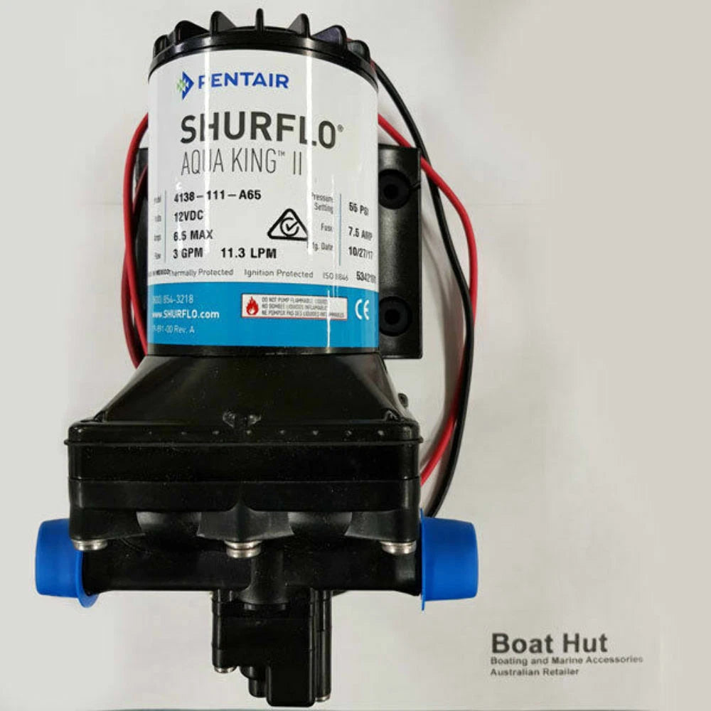 Shurflo Aqua King II Freshwater Pump 12V 3 GPM 55psi 4138-111-A65 for OEM