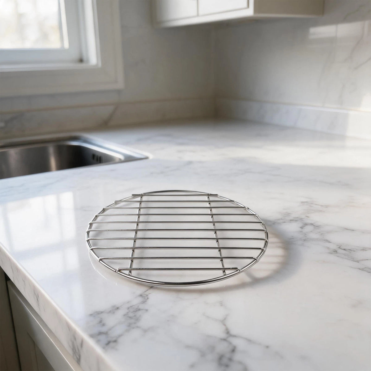 Stainless Steel Round Grate for Pot Use (Meat Pressing, Braising, Steaming)