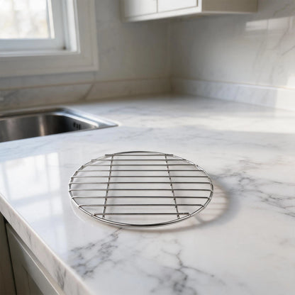 Stainless Steel Round Grate for Pot Use (Meat Pressing, Braising, Steaming)