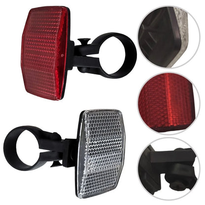 Reflectors for Bicycle Front and Rear (31 8mm Size Compatibility)