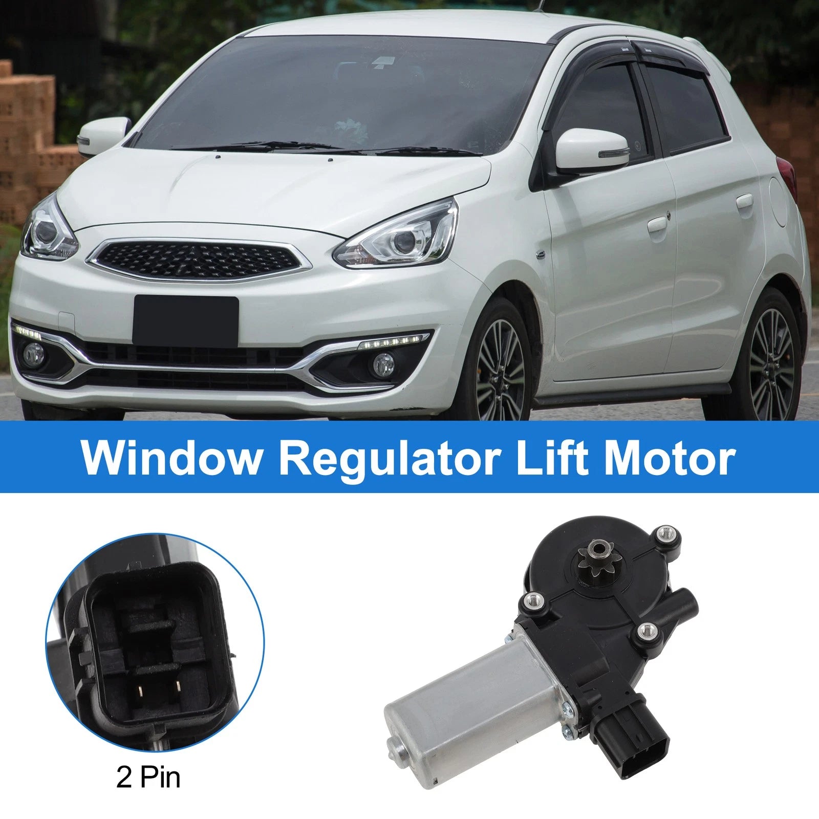 Power Window Regulator Lift Motor Replacement for Mitsubishi Mirage (2014–2020)