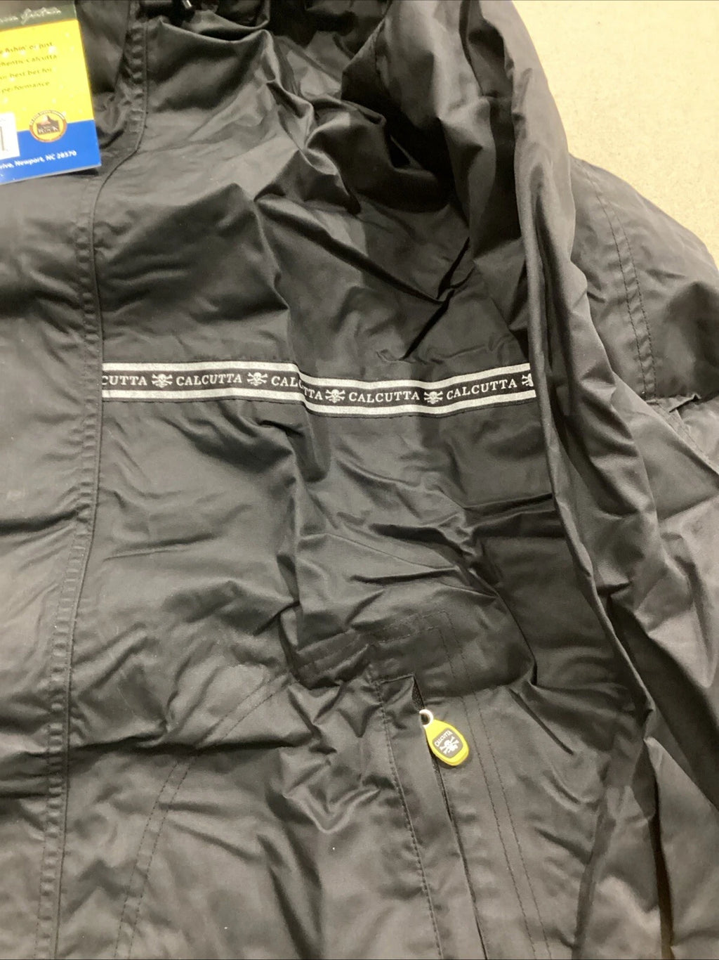 Captains Jacket for Calcutta WMCSJ-L (Waterproof, Breathable, Black, Large)