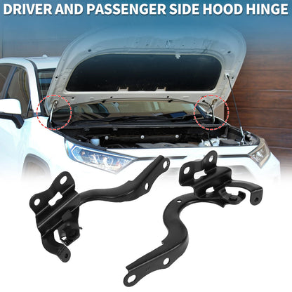 Hood Hinges Front Left Right Replacement for Toyota Corolla 2017–2019