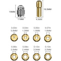 Keyless Drill Chuck Collet Set for Dremel Rotary Tools (Compatible)