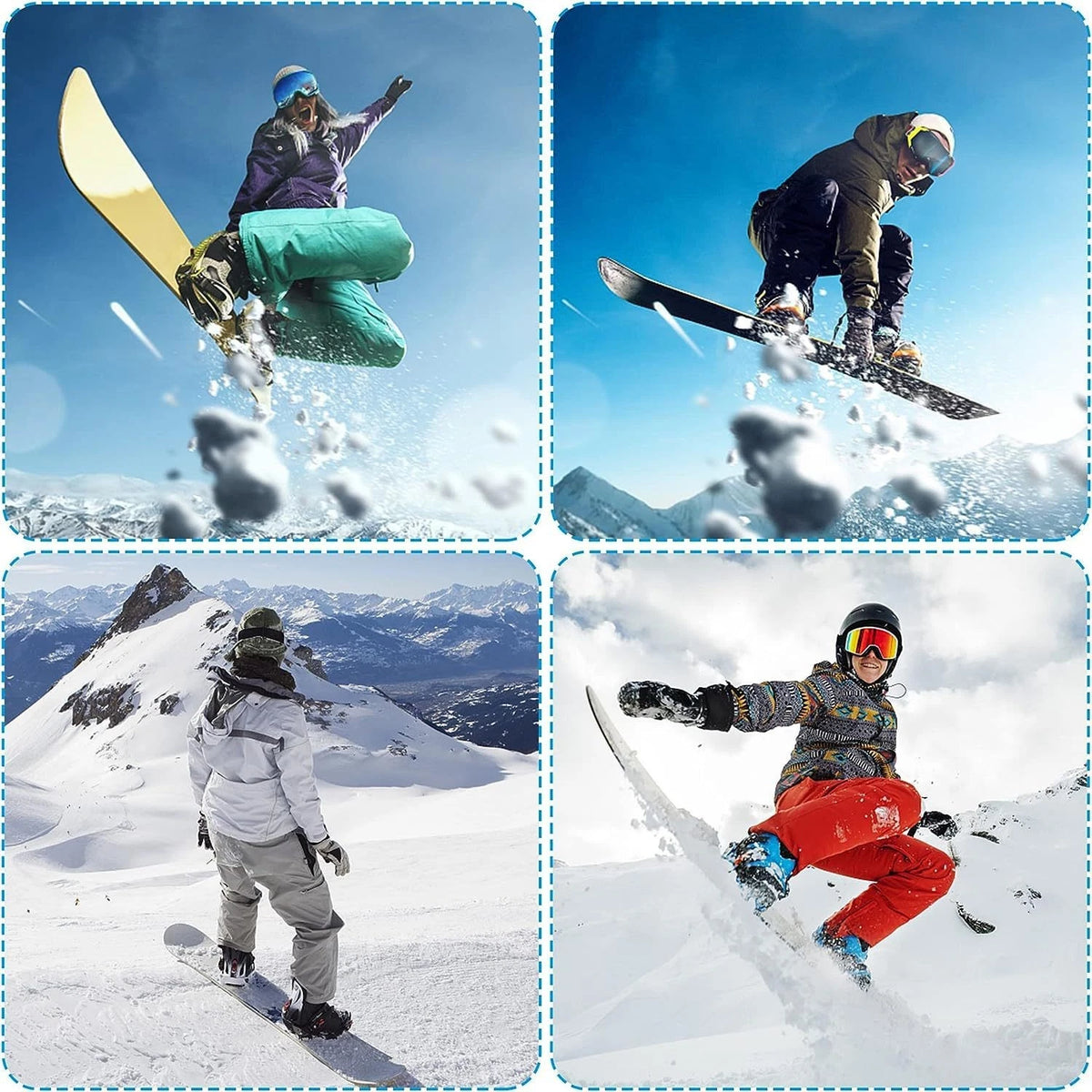 Replacement Straps for Snowboard (Complete Kit)