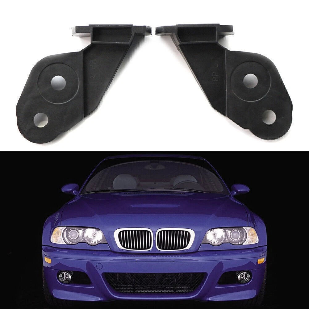 2PC Front Bumper Cover Mount Supports Bracket for BMW 3 Series E46 (1999–2006)