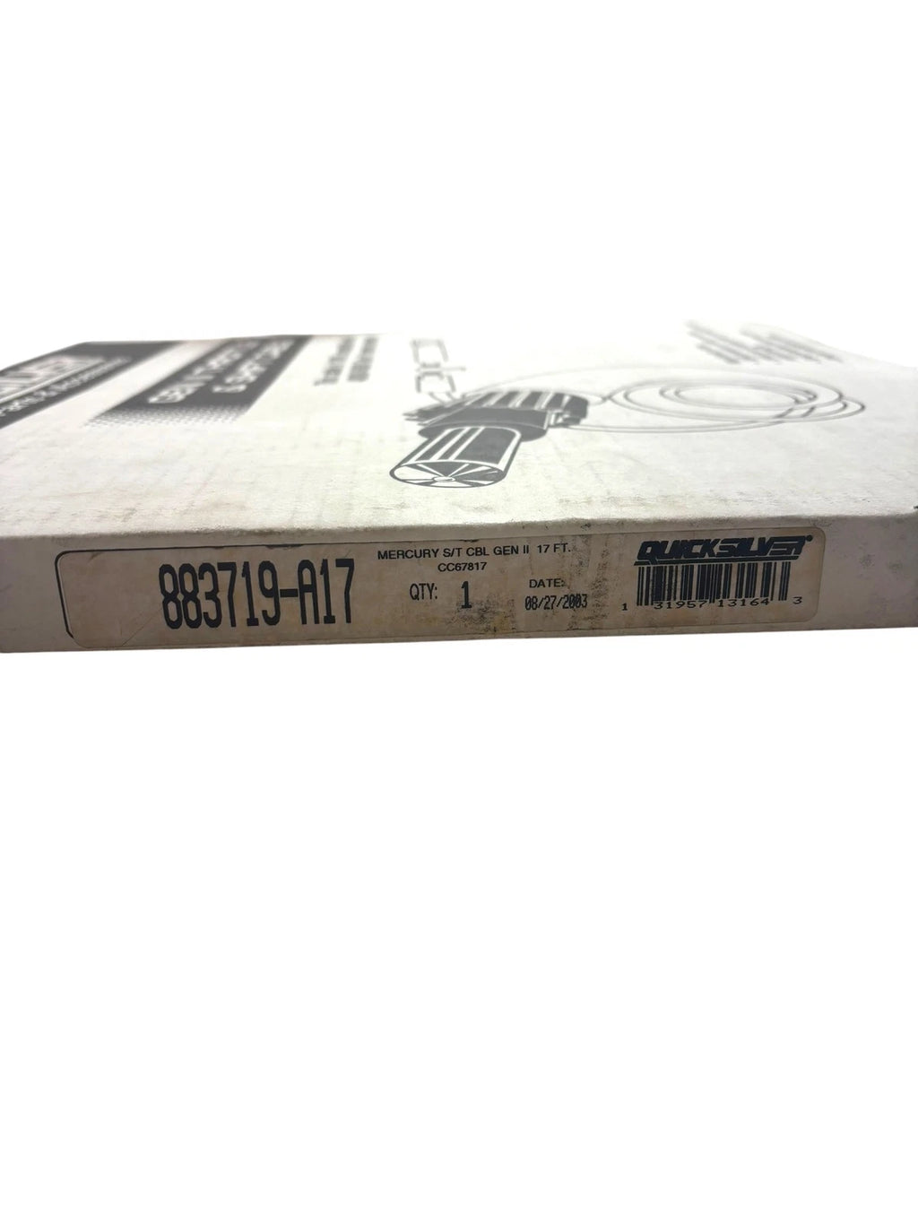 Throttle and Shift Cable for Quicksilver (883719-A17) 17'
