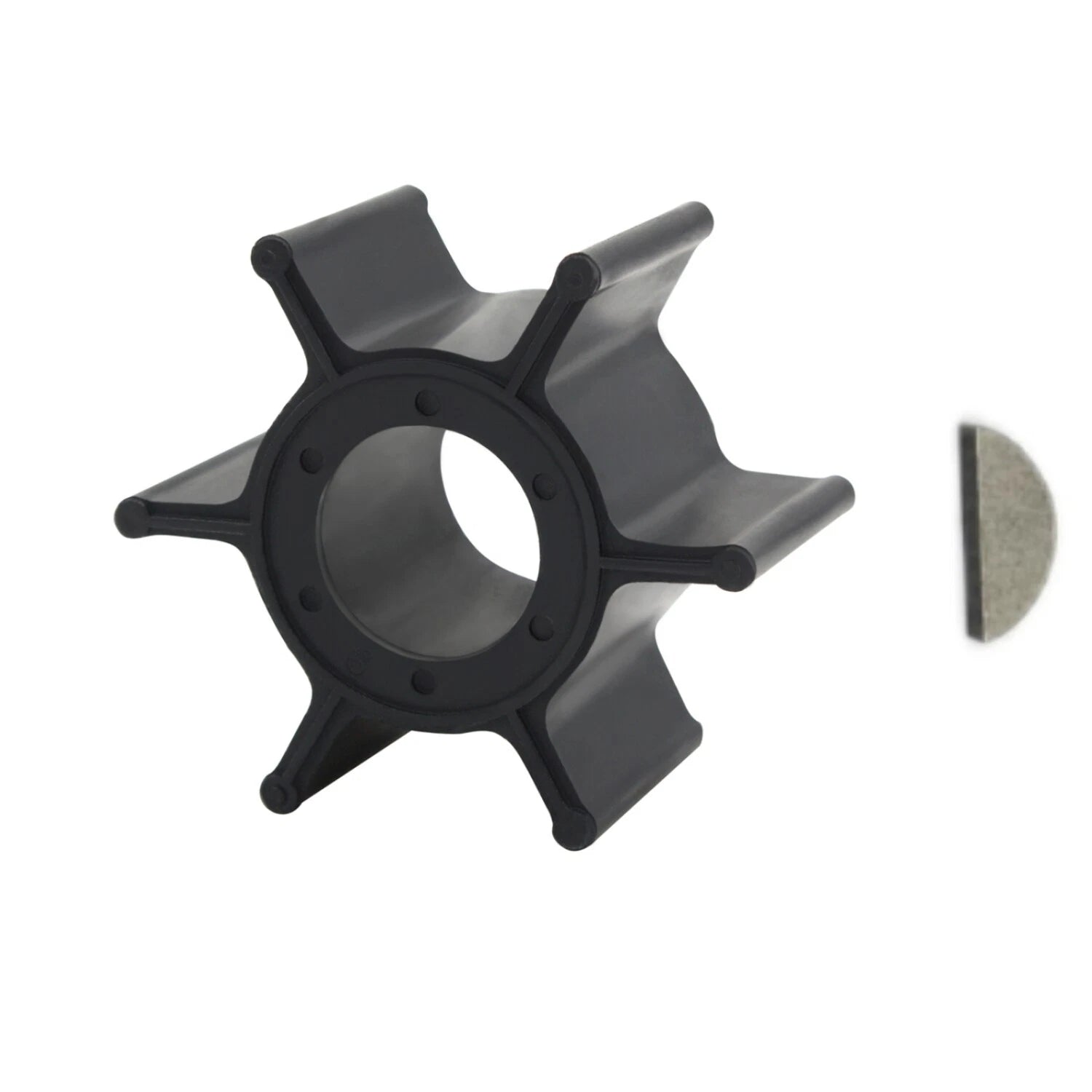 Water Pump Impeller & Key for Yamaha Mariner Outboard 8hp 15hp (N/A) 47-95611M 47-81242M