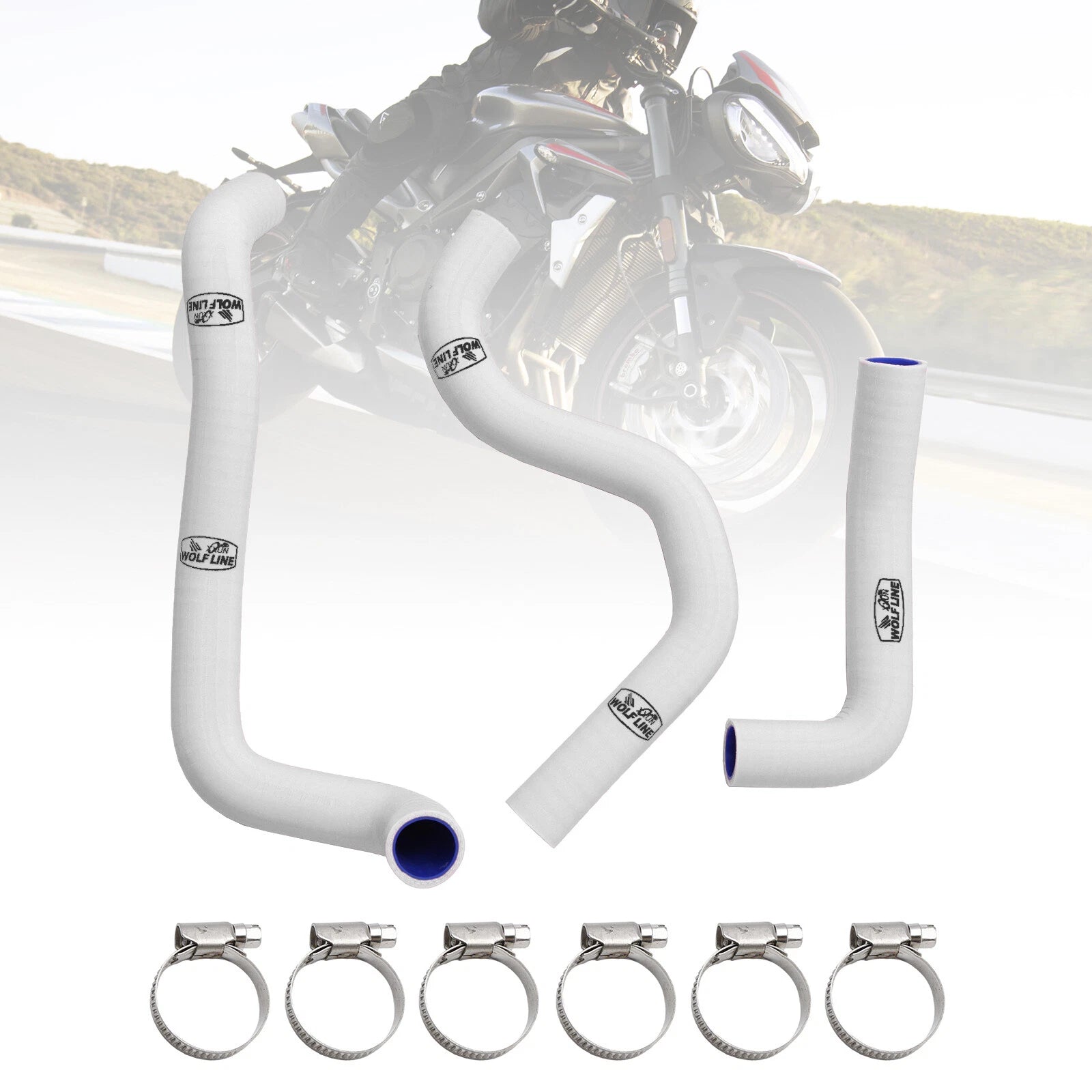 Silicone Radiator Coolant Hose Kit for Street Triple 765 R RS (2020–2022) T9