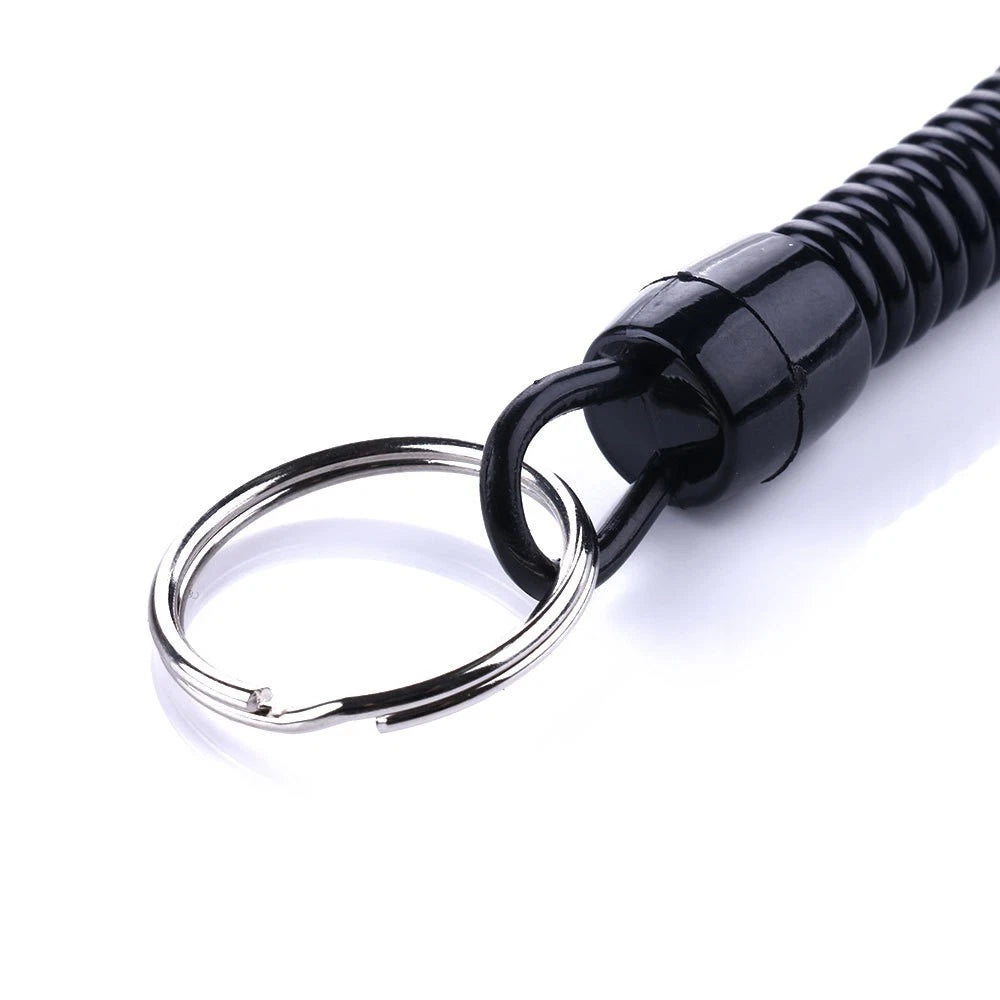 Security Keychain Tool Belt Clip Coil Holder for Universal Use