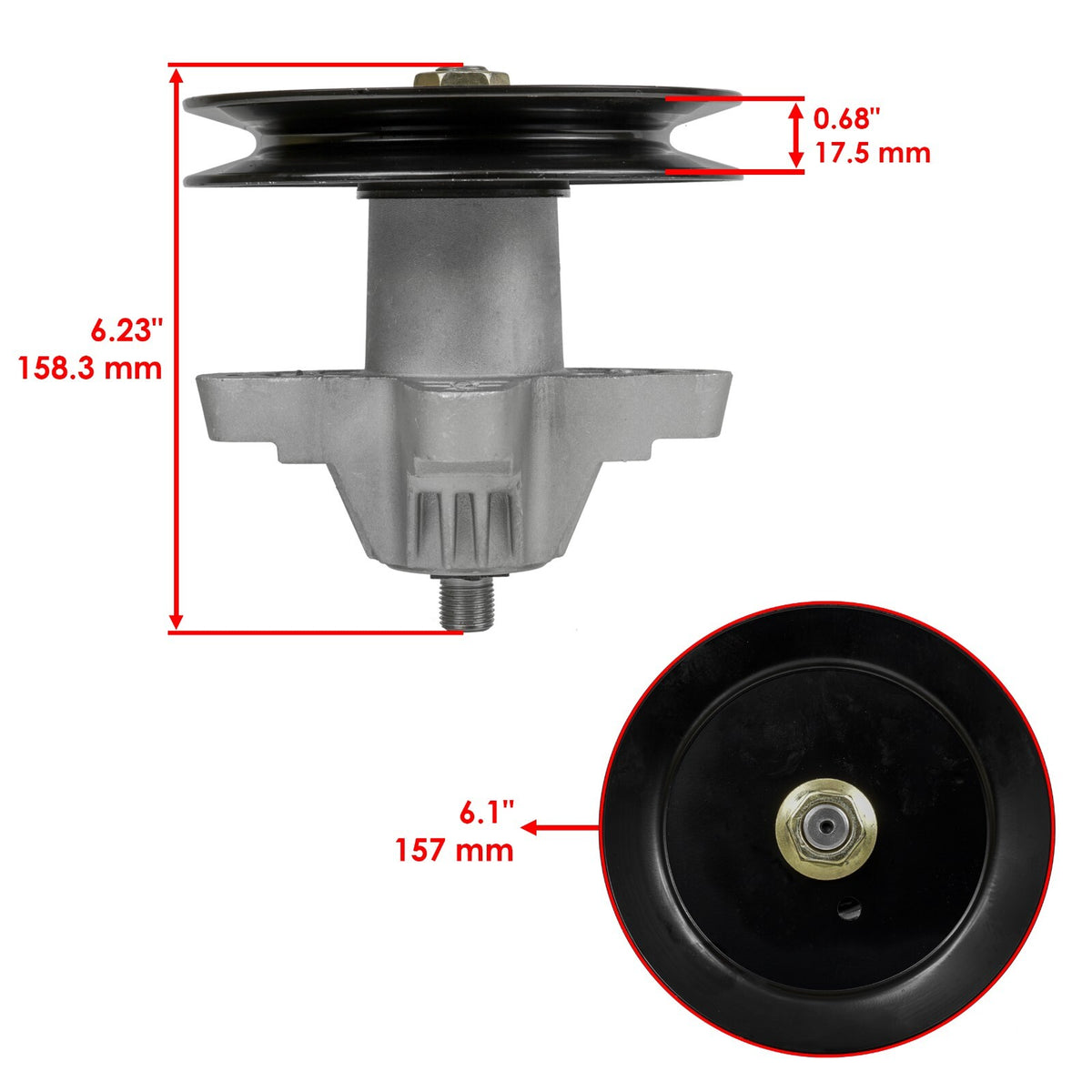 Spindle Assembly Replacement for MTD LT1042 Lawn Tractor (2006–2015)