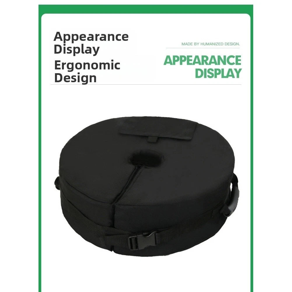 46cm Round Sandbag Weight for Garden Beach Umbrella Stabilizer