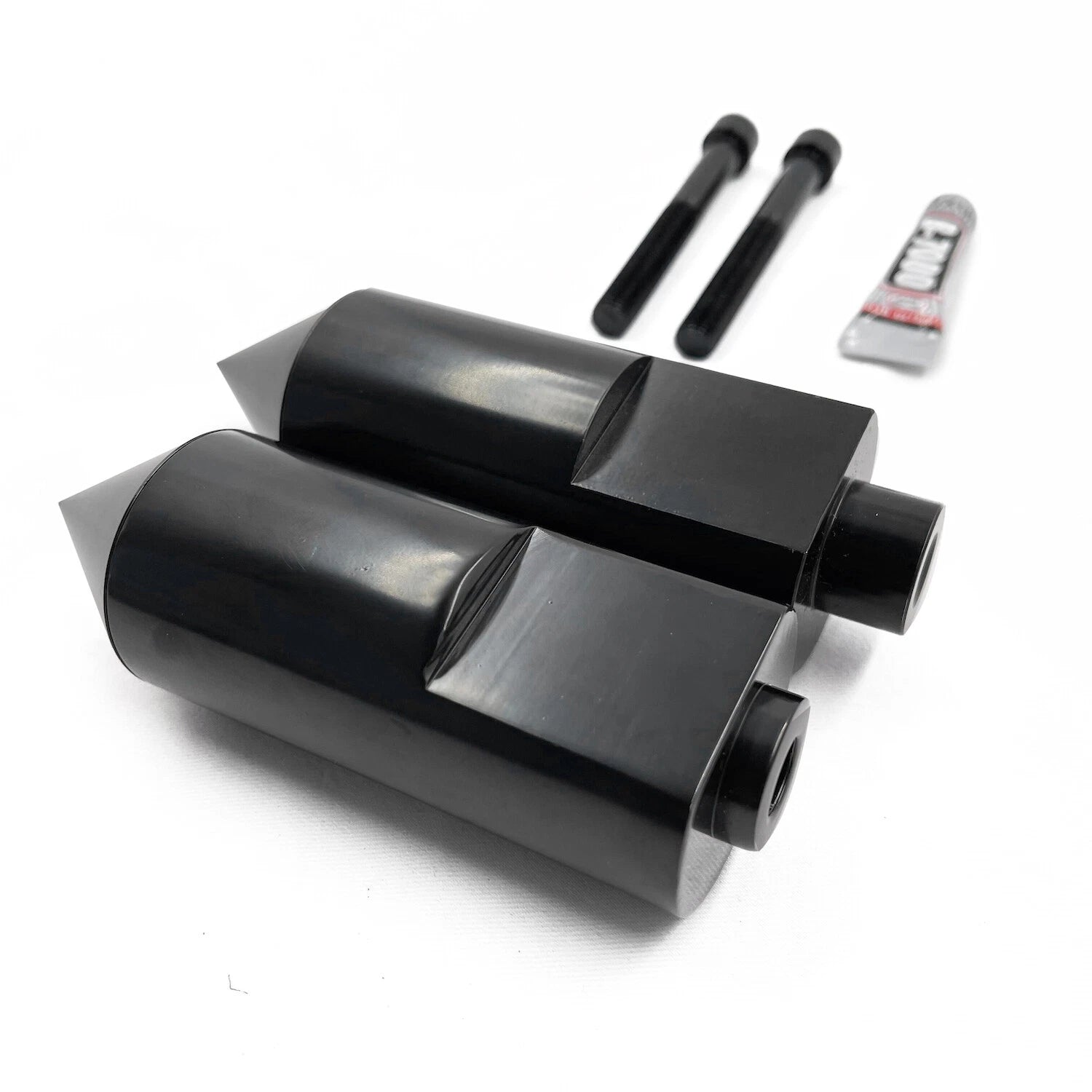 Black Spike Frame Sliders Crash Protector for Yamaha YZF R1 (2004–2006)