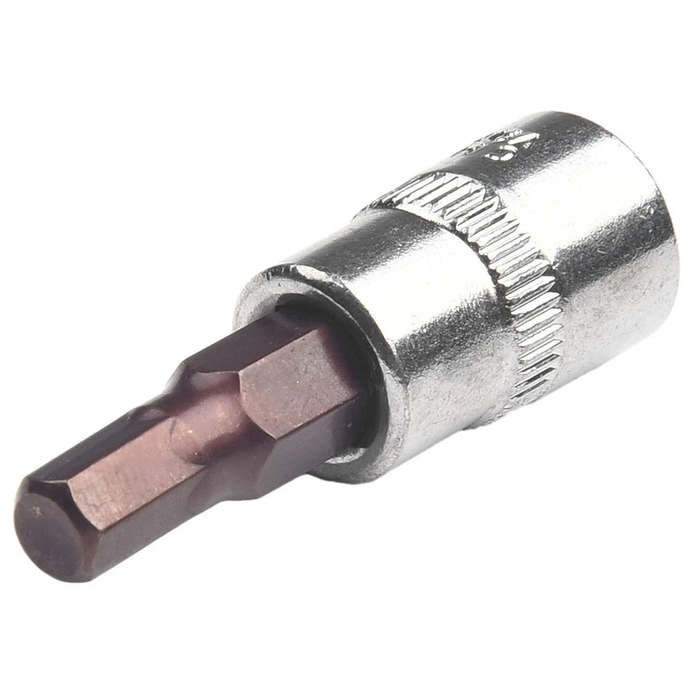 Set of 3 Drive Socket Screwdriver Bits 1/4 Inch for