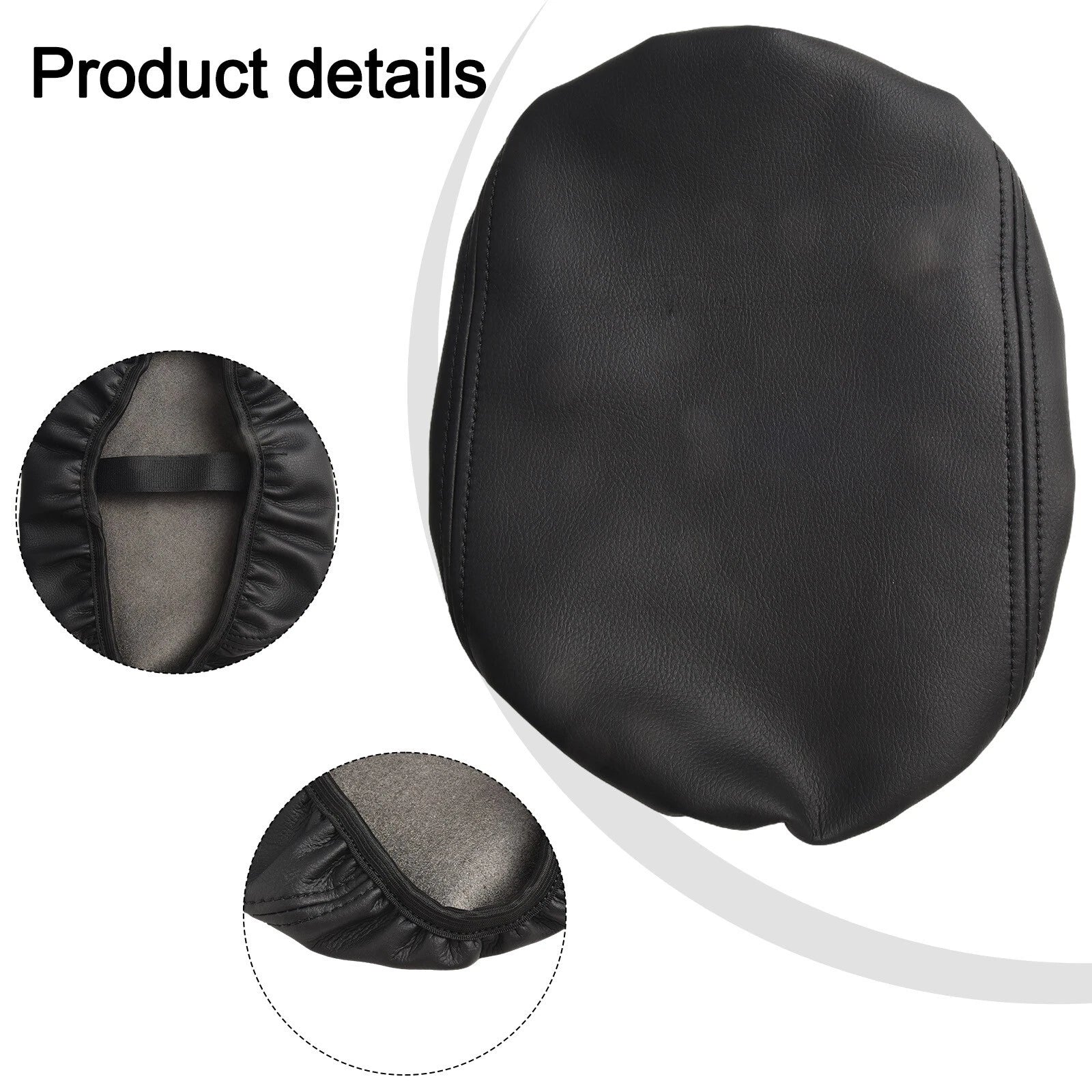 Armrest Box Pad Protector for Honda CR-V (2017–2019) Black