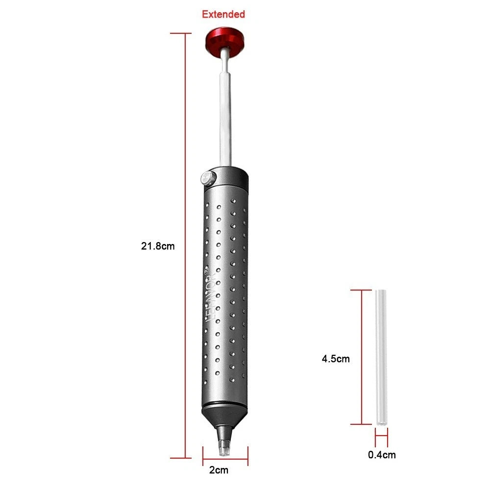 Solder Removal Tool with Silicone Nozzle for PCB Repair (No Part Numbers)