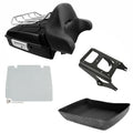 Chopped Tour Trunk Rack Backrest Mount Plate for Harley Electra Glide (2009–2013)